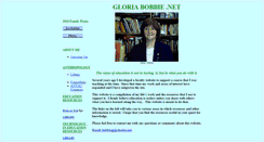 Desktop Screenshot of gloriabobbie.net